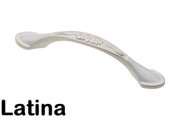 Preview: Möbelgriff ROYAL Weiss und Gold